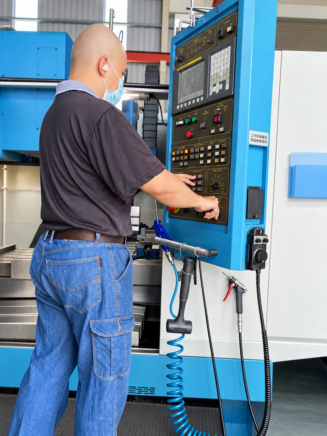 Clean CNC workshop at KUNYAO INDUSTRIAL